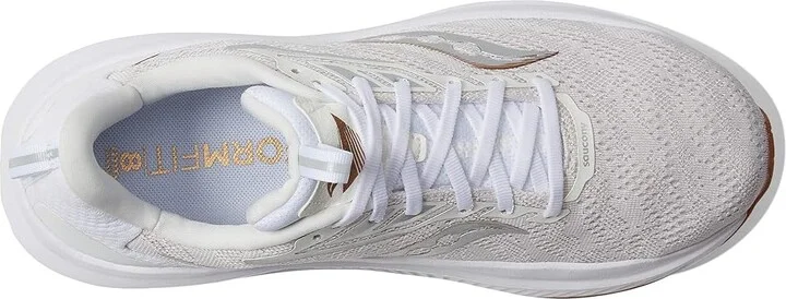 Saucony Echelon 9 Men's Shoes White/Gum : 7.5 D - Medium, Synthetic/Textile - Image 2