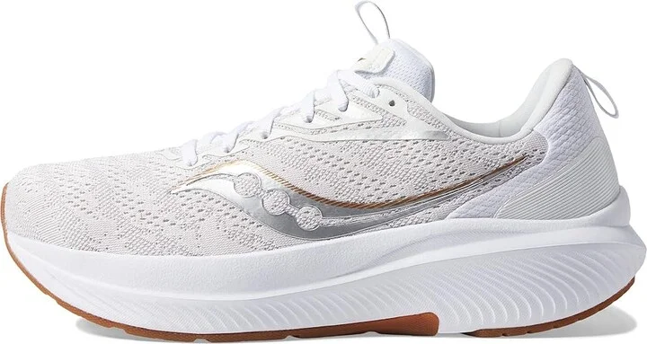 Saucony Echelon 9 Men's Shoes White/Gum : 7.5 D - Medium, Synthetic/Textile - Image 6