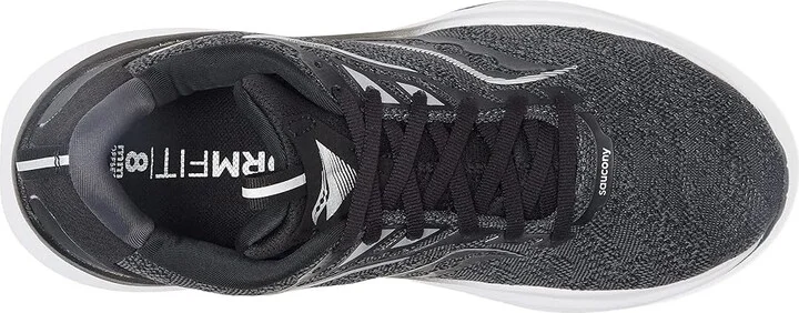 Saucony Echelon 9 Women's Shoes Black/White : 5 D - Wide, Synthetic/Textile - Image 2