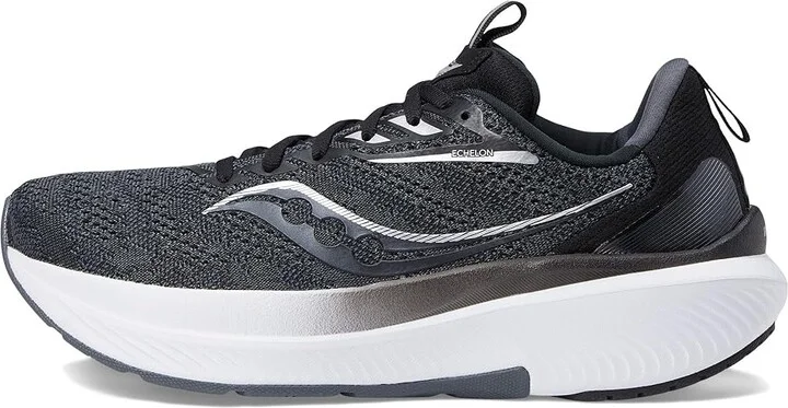 Saucony Echelon 9 Women's Shoes Black/White : 5 D - Wide, Synthetic/Textile - Image 6