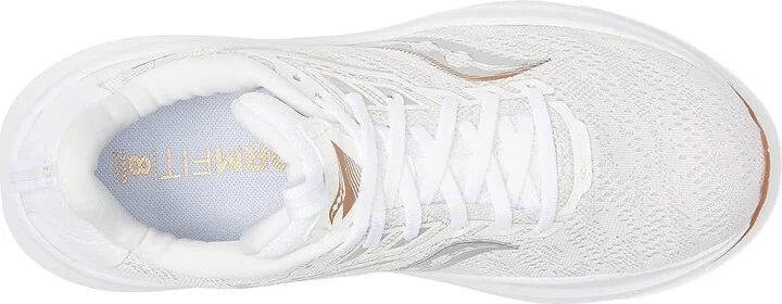 Saucony Echelon 9 Women's Shoes White/Gum : 5 D - Wide, Synthetic/Textile - Image 2