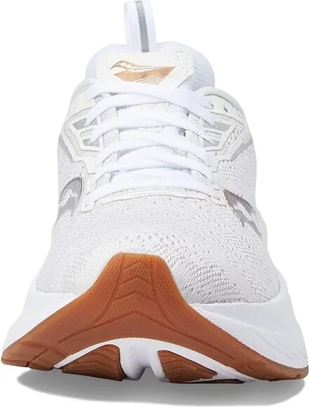 Saucony Echelon 9 Women's Shoes White/Gum : 5 D - Wide, Synthetic/Textile - Image 3