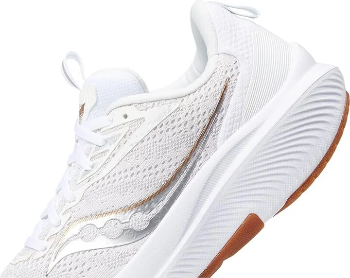 Saucony Echelon 9 Women's Shoes White/Gum : 5 D - Wide, Synthetic/Textile - Image 4