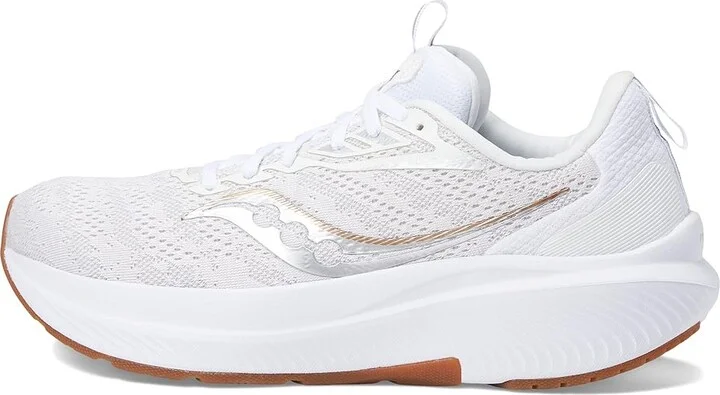 Saucony Echelon 9 Women's Shoes White/Gum : 5 D - Wide, Synthetic/Textile - Image 6