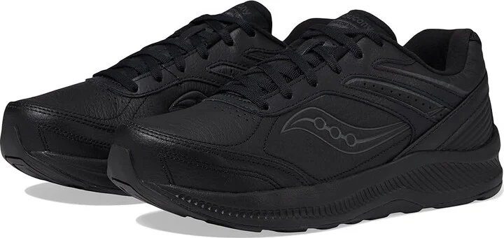 Saucony Echelon Walker 3 Men's Shoes Black : 7 E - Wide, Synthetic/Leather
