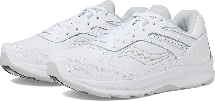 Saucony Echelon Walker 3 Women's Shoes White : 5.5 B - Medium, Synthetic/Leather