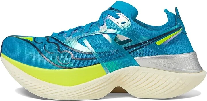 Saucony Endorphin Elite Women's Shoes Viziblue/Citron : 5 B - Medium, Synthetic/Textile - Image 5