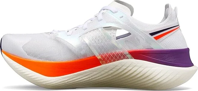 Saucony Endorphin Elite Women's Shoes White/Vizired : 5 B - Medium, Synthetic/Textile - Image 5