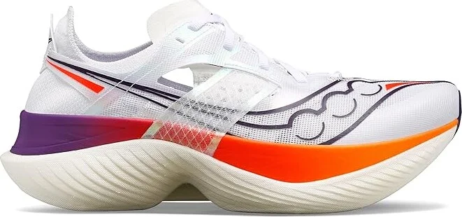 Saucony Endorphin Elite Women's Shoes White/Vizired : 5 B - Medium, Synthetic/Textile - Image 6