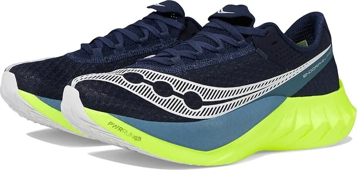 Saucony Endorphin Pro 4 Men's Shoes Navy/Citron : 9.5 D - Medium, Rubber