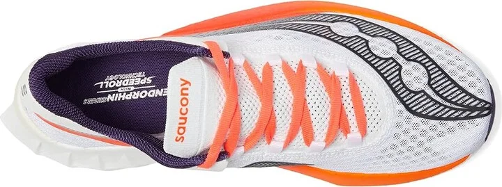 Saucony Endorphin Pro 4 Men's Shoes White/Black : 7.5 D - Medium, Rubber - Image 2