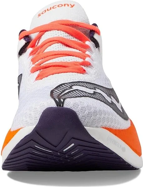 Saucony Endorphin Pro 4 Men's Shoes White/Black : 7.5 D - Medium, Rubber - Image 3
