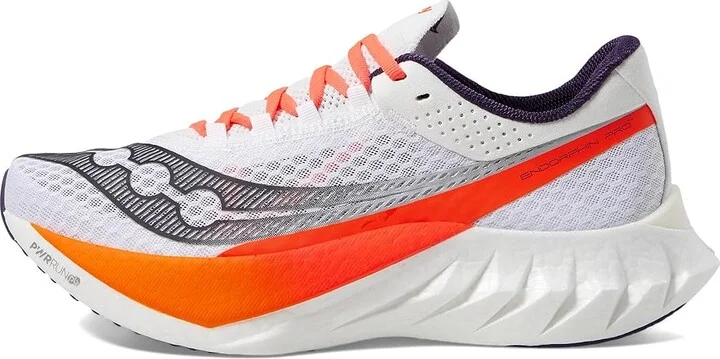 Saucony Endorphin Pro 4 Men's Shoes White/Black : 7.5 D - Medium, Rubber - Image 6