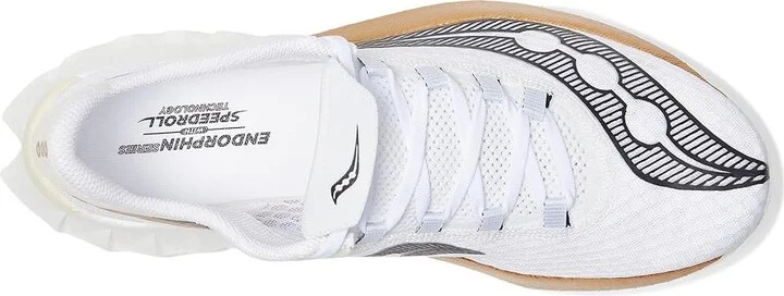 Saucony Endorphin Pro 4 Men's Shoes White/Gold : 10 D - Medium, Rubber - Image 2