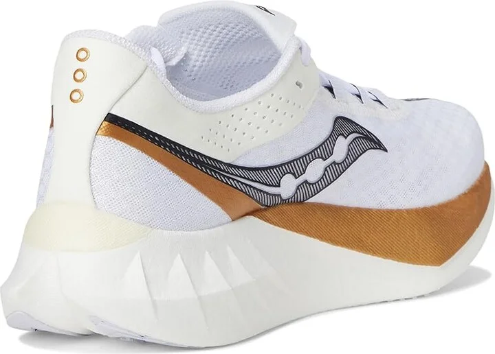 Saucony Endorphin Pro 4 Men's Shoes White/Gold : 10 D - Medium, Rubber - Image 4