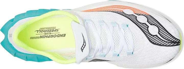 Saucony Endorphin Pro 4 Men's Shoes White/Mutant : 7.5 D - Medium, Rubber - Image 2