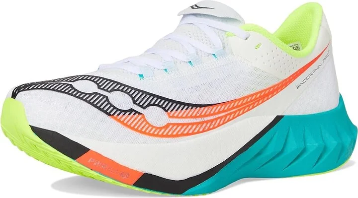 Saucony Endorphin Pro 4 Men's Shoes White/Mutant : 7.5 D - Medium, Rubber - Image 5