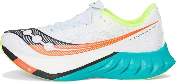 Saucony Endorphin Pro 4 Men's Shoes White/Mutant : 7.5 D - Medium, Rubber - Image 6