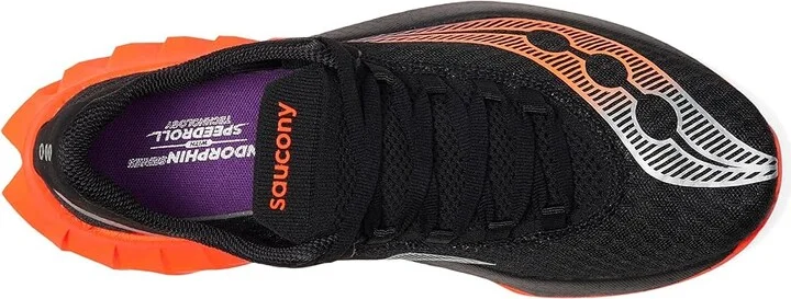 Saucony Endorphin Pro 4 Women's Shoes Black/Vizired : 5 B - Medium, Synthetic/Textile - Image 2