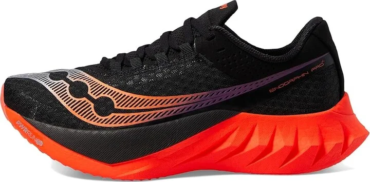 Saucony Endorphin Pro 4 Women's Shoes Black/Vizired : 5 B - Medium, Synthetic/Textile - Image 6