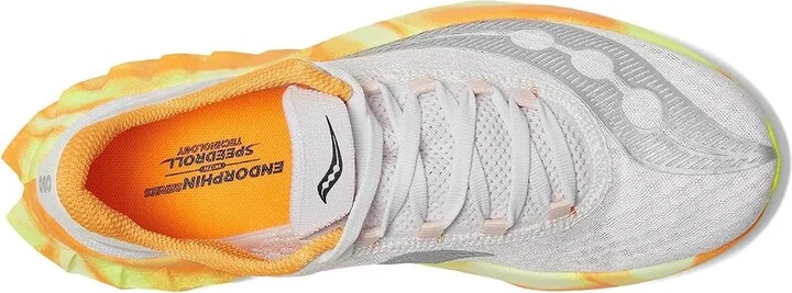 Saucony Endorphin Pro 4 Women's Shoes Fog/Peel : 9.5 B - Medium, Synthetic/Textile - Image 2