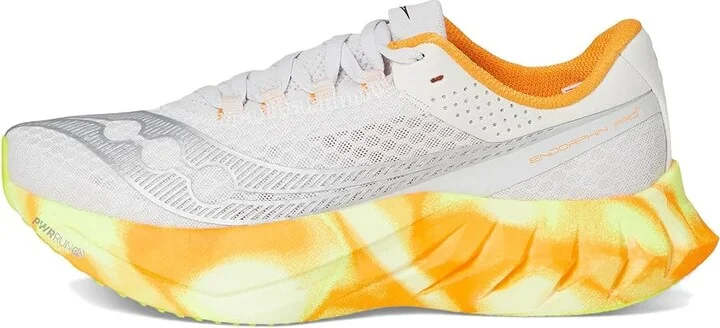 Saucony Endorphin Pro 4 Women's Shoes Fog/Peel : 9.5 B - Medium, Synthetic/Textile - Image 6