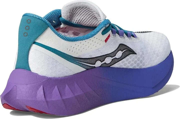 Saucony Endorphin Pro 4 Women's Shoes White/Shadow : 5.5 B - Medium, Synthetic/Textile - Image 4