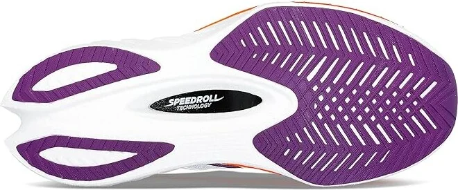 Saucony Endorphin Pro 4 Women's Shoes White/Violet : 5 B - Medium, Synthetic/Textile - Image 3