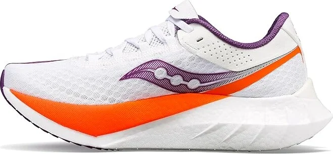 Saucony Endorphin Pro 4 Women's Shoes White/Violet : 5 B - Medium, Synthetic/Textile - Image 5