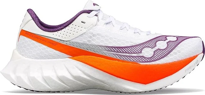 Saucony Endorphin Pro 4 Women's Shoes White/Violet : 5 B - Medium, Synthetic/Textile - Image 6