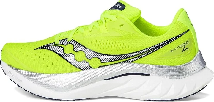 Saucony Endorphin Speed 4 Men's Shoes Citron/Navy : 15 D - Medium, Synthetic/Textile - Image 6
