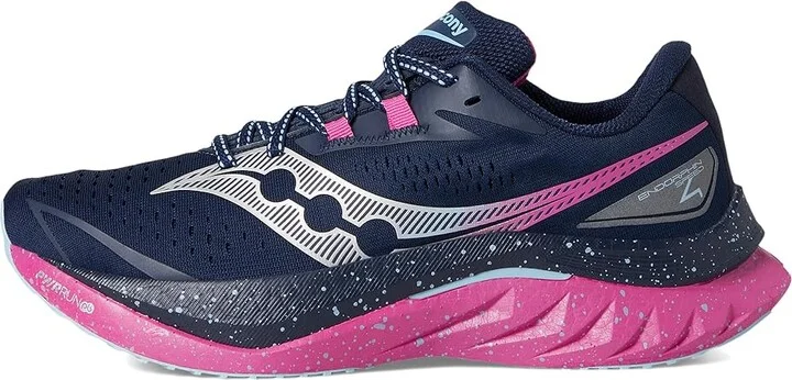 Saucony Endorphin Speed 4 Women's Shoes Navy/Fuchsia : 6.5 B - Medium - Image 6