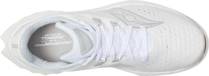 Saucony Endorphin Speed 4 Women's Shoes White/Gum : 12 B - Medium - Image 2