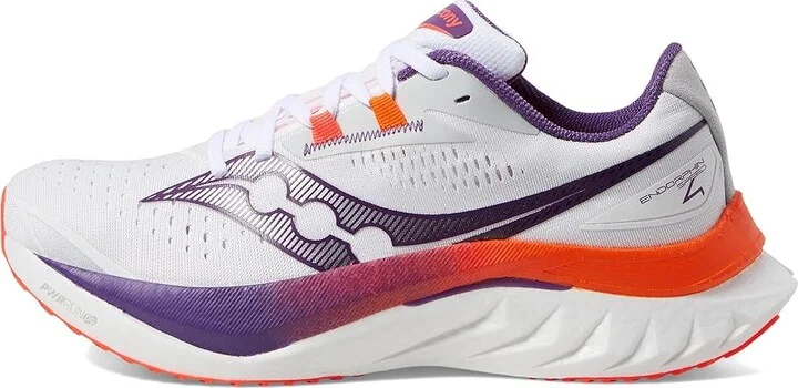 Saucony Endorphin Speed 4 Women's Shoes White/Violet : 6 B - Medium - Image 6