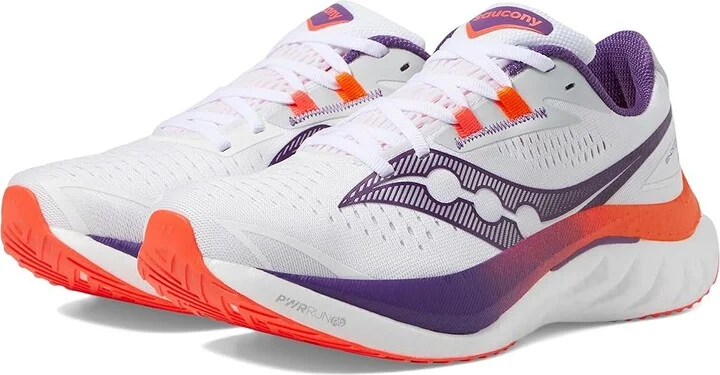 Saucony Endorphin Speed 4 Women's Shoes White/Violet : 6 B - Medium