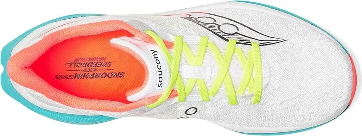 Saucony Endorphin Speed 5 Men's Running Shoes White/Mutant : 10.5 D - Medium, Leather - Image 2