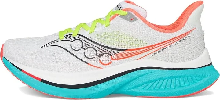Saucony Endorphin Speed 5 Men's Running Shoes White/Mutant : 10.5 D - Medium, Leather - Image 6