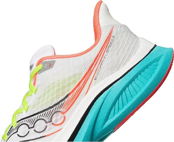 Saucony Endorphin Speed 5 Men's Running Shoes White/Mutant : 10.5 D - Medium, Leather - Image 7