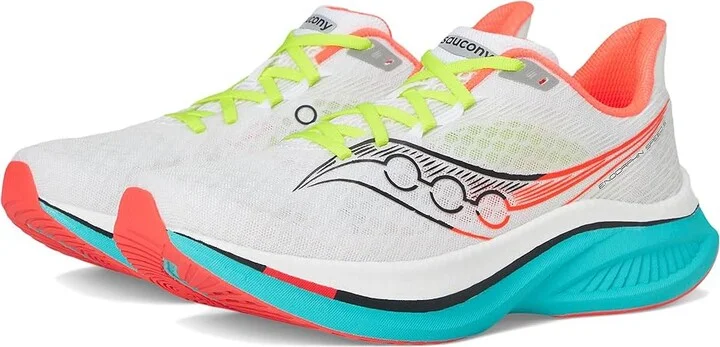 Saucony Endorphin Speed 5 Men's Running Shoes White/Mutant : 10.5 D - Medium, Leather