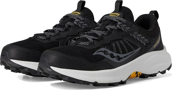 Saucony Excursion TR17 Men's Running Shoes Black/Fog : 10 D - Medium, Textile