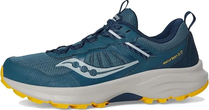 Saucony Excursion TR17 Men's Running Shoes Dusk/Pollen : 8.5 EE - Wide, Textile - Image 6
