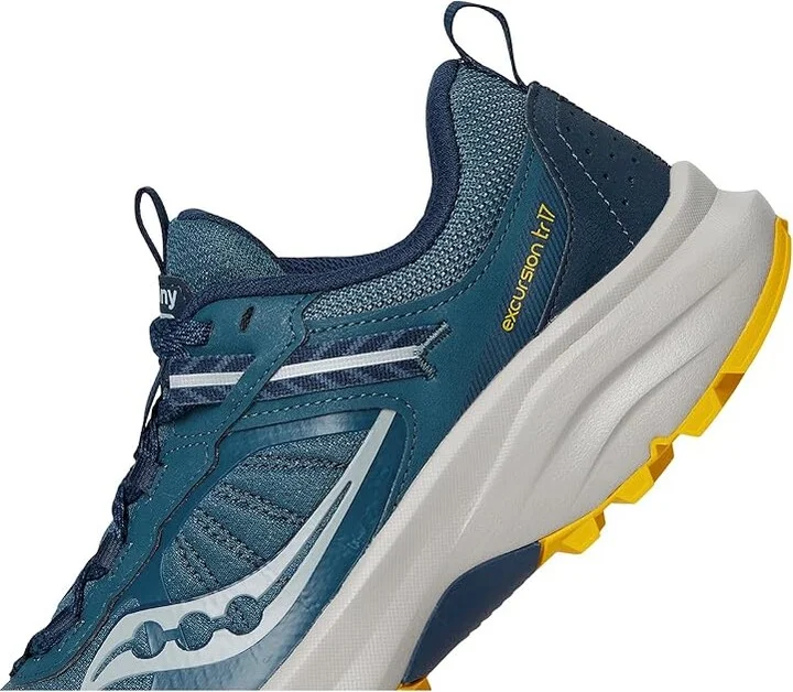 Saucony Excursion TR17 Men's Running Shoes Dusk/Pollen : 8.5 EE - Wide, Textile - Image 7