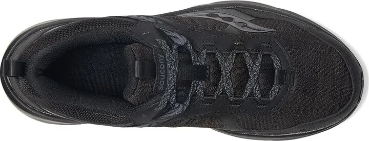 Saucony Excursion TR17 Men's Running Shoes Triple Black : 10.5 EE - Wide, Textile - Image 2