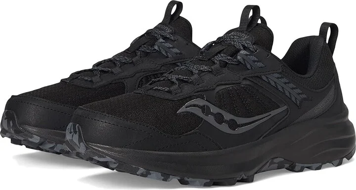 Saucony Excursion TR17 Men's Running Shoes Triple Black : 10.5 EE - Wide, Textile