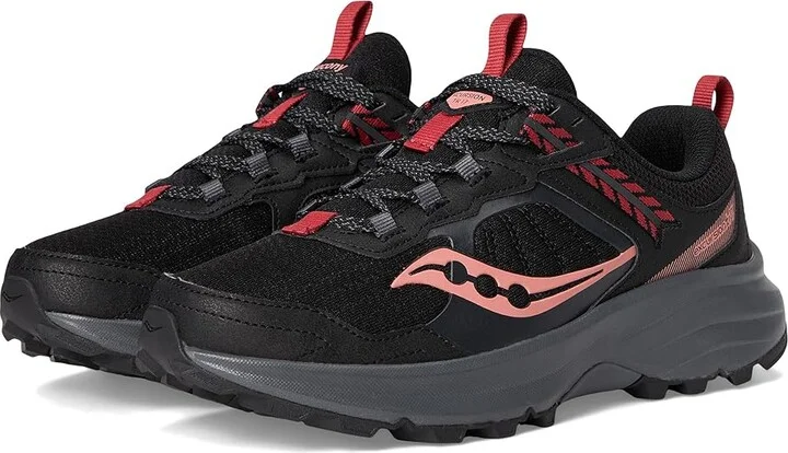 Saucony Excursion TR17 Wide Women's Running Shoes Black/Shadow : 6 D - Wide, Rubber
