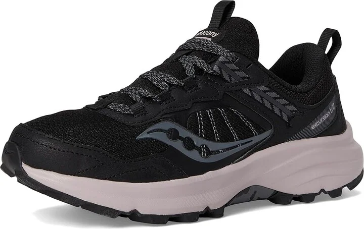Saucony Excursion TR17 Women's Running Shoes Black/Woodrose : 7.5 D - Wide, Textile - Image 5