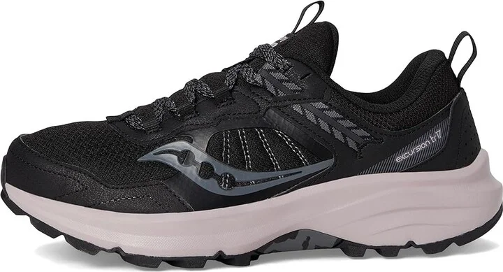 Saucony Excursion TR17 Women's Running Shoes Black/Woodrose : 7.5 D - Wide, Textile - Image 6