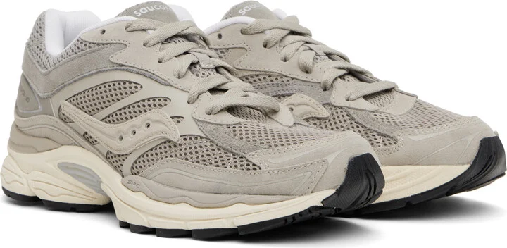 Saucony Gray ProGrid Omni 9 Premium Sneakers - Image 4