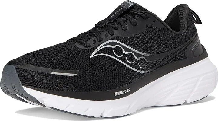 Saucony Guide 18 Men's Running Shoes Black/White : 11.5 D - Medium, Rubber - Image 5