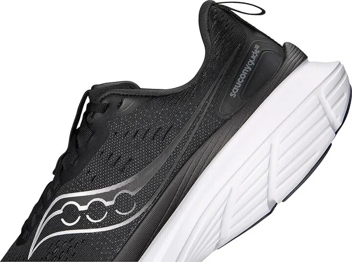 Saucony Guide 18 Men's Running Shoes Black/White : 11.5 D - Medium, Rubber - Image 7